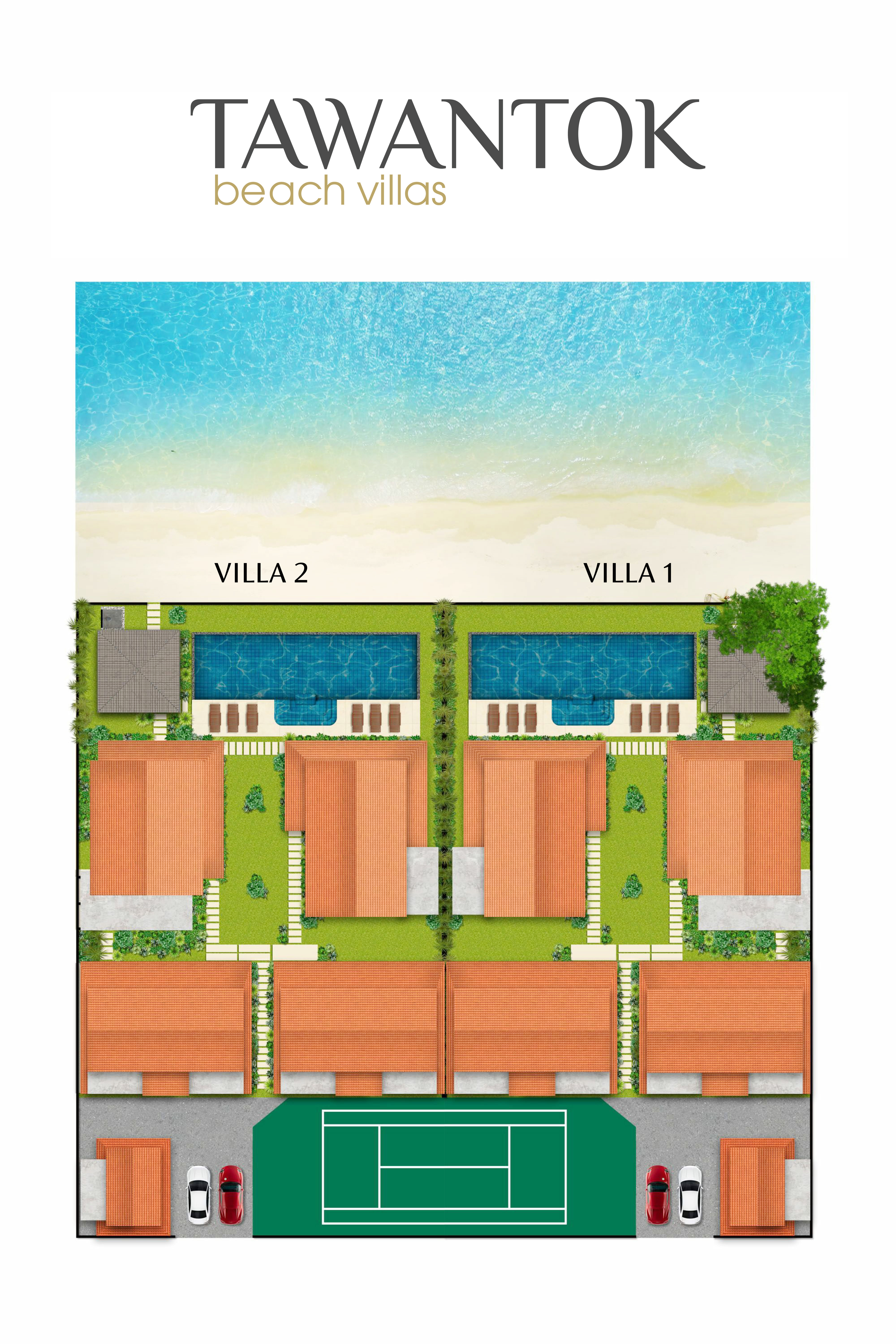 Tawantok Beach Villas - Floorplan
